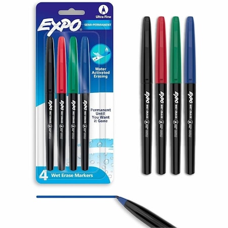 Wet Erase Marker, Capped, Wet Erase