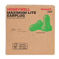 MAXIMUM LITE Disposable Foam Ear Plugs, Bell Shape, 30 dB, Green, 5 PK