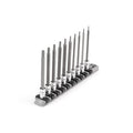 1/4 in Drive Socket Bit Set, Torx, 10 pcs