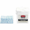 Dry Wipe, White, Microfiber, 12" x 12", PK600