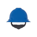 V-Gard Slotted Full Brim Hard Hat, Fas-Trac III Suspension, Type I, Class E, Blue