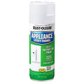 Spray Paint, White, Gloss, Solvent, 12 oz