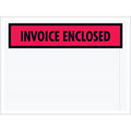 Invoice Envelope, Red, PK1000