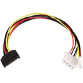 SATA(M)/Molex 4pin/4pin, Pwr Cable, 12in