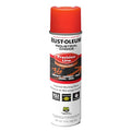 Precision Line Marking Paint, Inverted, Fluorescent Red, 17 oz