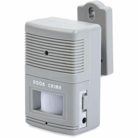 Visitor Arrival/Departure Chime, Battery Operated, 2.75 x 2 x 4.25, Gray