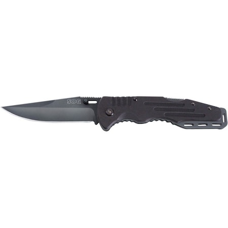 Salute(TM) Folding Knife, Black Oxide