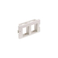 Hubbell iSTATION 2-Socket Insert - 2 x Socket(s) - Off-white