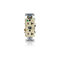 Straight Blade Receptacle, 5-20R, 20 A, 125V AC, 2 Pole, 3 Wire, Flush Mount, Grounded