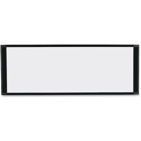 18"x36" Dry Erase Cubicle Board, Black Frame, Dry Erase Height: 18"