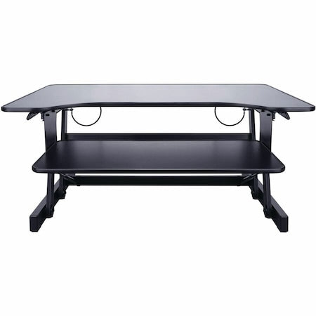 Standing Desk Converter, 32 in W, Black