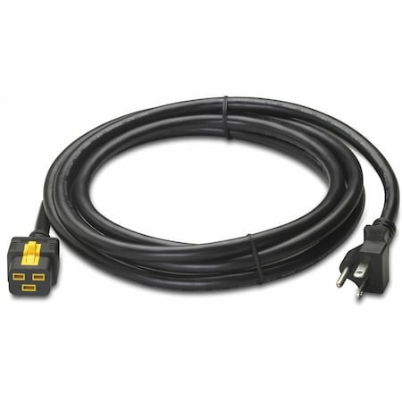 Power Cord, 5-20P, IEC C19, 10 ft., Blk, 20A