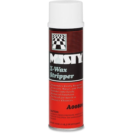 Misty X-Wax Wax Stripper, 18 oz, Aerosol, 12PK