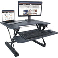 Standing Desk Converter, 31 in W, Gray