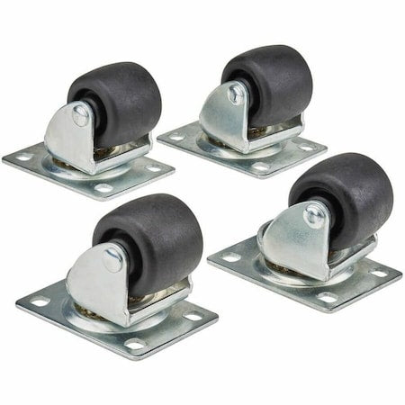 Heavy-Duty Rolling Caster Kit, PK4