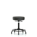 Vin Stool without Back-Medium Bench Height with RT BaseandStat Glides in Charcoal Trailblazer Vin