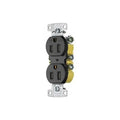 Straight Blade Receptacle, 5-15R, 15 A, 125V AC, 2 Pole, 3 Wire, Surface Mount, Grounded