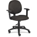 Fabric Task Chair, Adjustable, Black