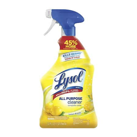 Disinfectant Cleaner, Jug, Lemon, 4 PK