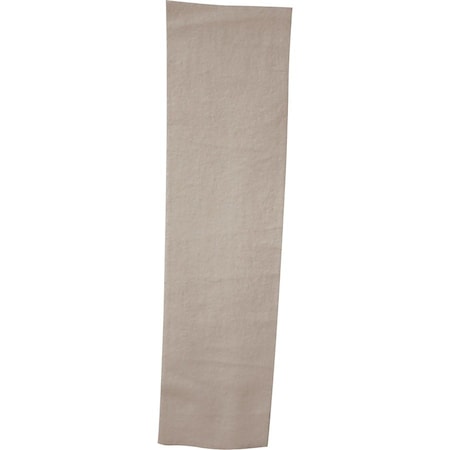 18 in L Flat Floor Pad, 16 oz Dry Wt, White, Microfiber, PK50