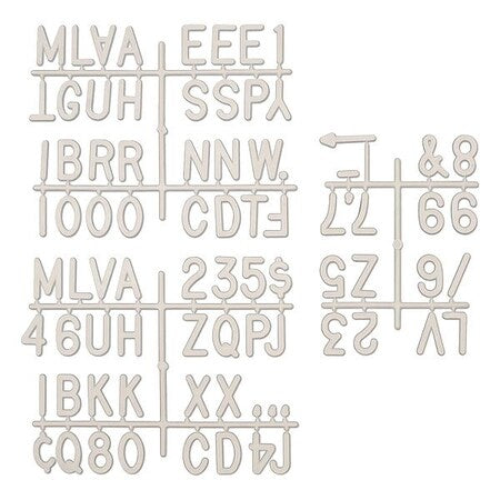 Letter Box Set, 2 In.