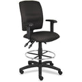 Multi-Function Fabric Drafting Stool W/ Adjustable Arms