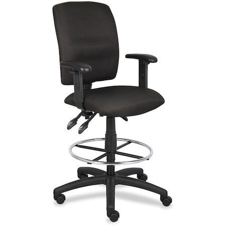 Multi-Function Fabric Drafting Stool W/ Adjustable Arms