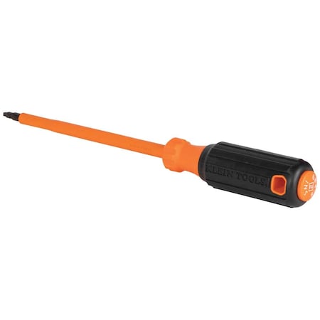 InsulSquareScrewdriver, Sq, #2, Blc, Round