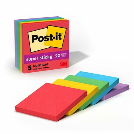 Super Sticky Notes, 3x3 In., Marrakesh, PK5