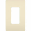 Rocker Wall Plate, Number of Gangs: 3 Plastic, Smooth Finish, Almond