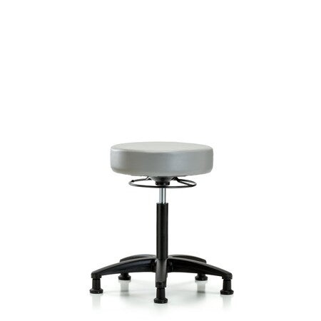 Rutledge Vin Stool without Back-Medium Bench Height with Stationary Glides in Dove Trailblazer Vin