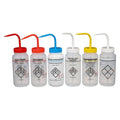 Wash Bottle, Plastic, 9.13" H, Assorted, PK6