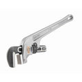 18" Aluminum End Pipe Wrench, 2-1/2" Pipe Capacity
