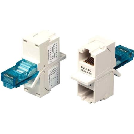 Hubbell BR851D Network Adapter - 1 Pack - 1 x RJ-45 Network Male - 2 x RJ-45 Network Female