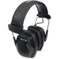 Sync Stereo Over-the-Head Electronic Ear Muffs, 25 dB NRR, Rigid, Black