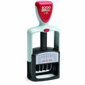 Two-Color Date Stamp,Received,Blue/Red