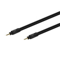 A/V Cable, 3.5mm M/M cable, Black, 6ft
