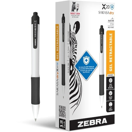 Gel Pen Retractable X20 Plus, PK12