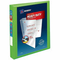Heavy-Duty View 3 Ring Binder, 1 in