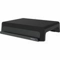 Monitor Stand, Plastic, Black, 33 lb