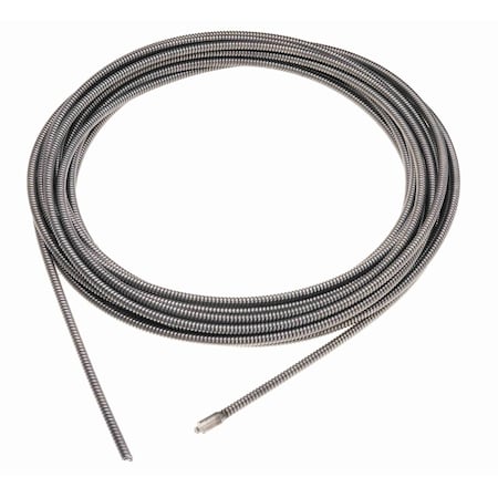 Drain Cleaning Cable, 1/2 in Dia, 75 ft L