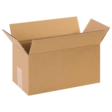 12 in x 6 in x 6 in Shipping Box, Kraft, Corrugate, Single Wall, 44 ECT