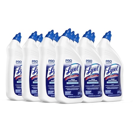 Disinfectant Toilet Bowl Cleaner, 32oz Bottle, PK12