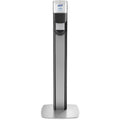 Hand Sanitizer Dispenser, Floor Mount, Graphite with Silver Panel (dispenser included)