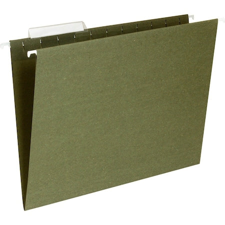 Hanging File Folder, Green, PK25