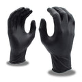 Disposable Gloves, Food Grade, Nitrile, Black, M, 1000 PK