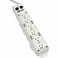 Outlet Strip, Hospital Grade, 6 5-15R-HG, 5-15P-HG, 15 ft., White