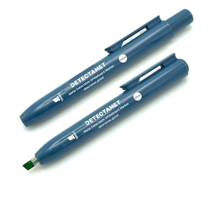 Metal Detectable Dry Erase Marker Set, Round Barrel, PK10