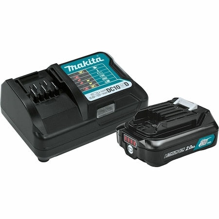Battery and Charger Kit, 2 Ah, Li-Ion