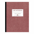 Lab Notebook, 9-1/4 in. x 11-3/4 in., Red